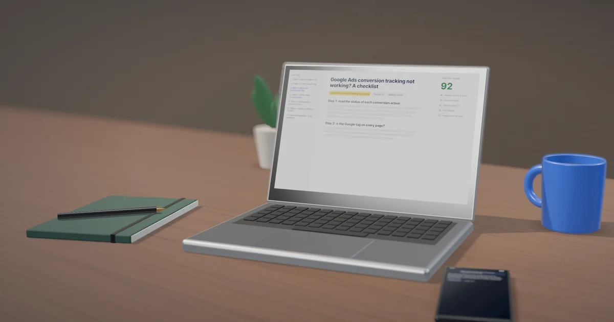 Google Ads conversion tracking not working? A checklist