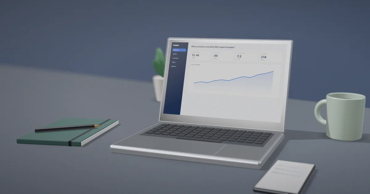 What should a monthly SEO report include? A checklist for owners